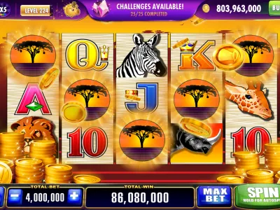 Painel de Jogos de Cassino screenshot